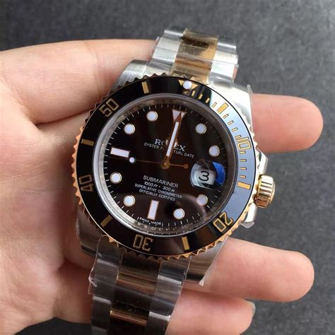 rolex two tone submariner replica|copy rolex submariner best movement.